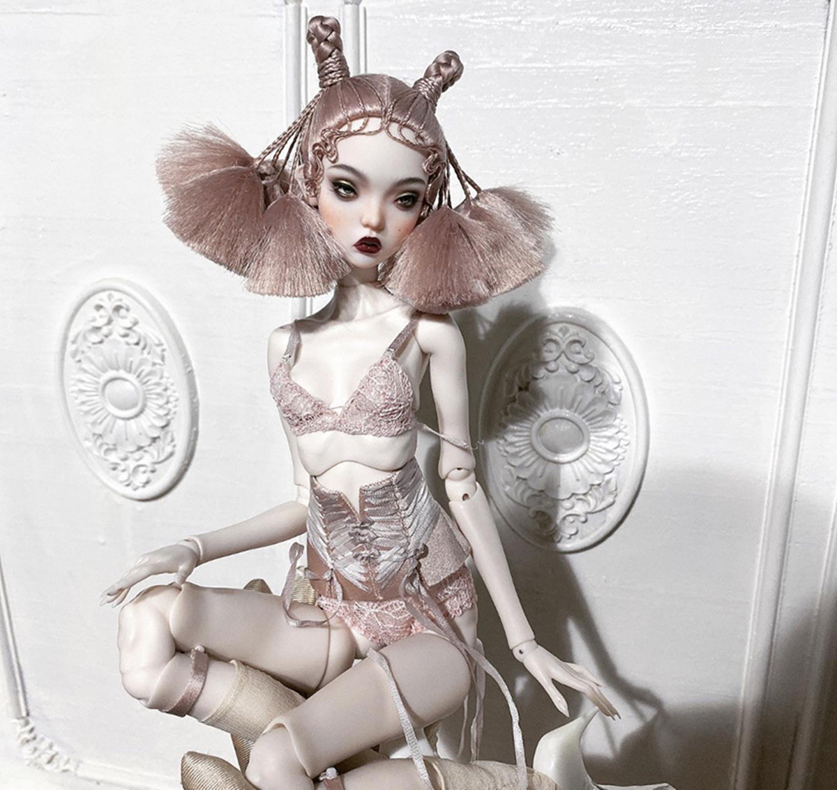 Vintage Fashion Doll - دمية BJD SD 1/4 دمية روسية