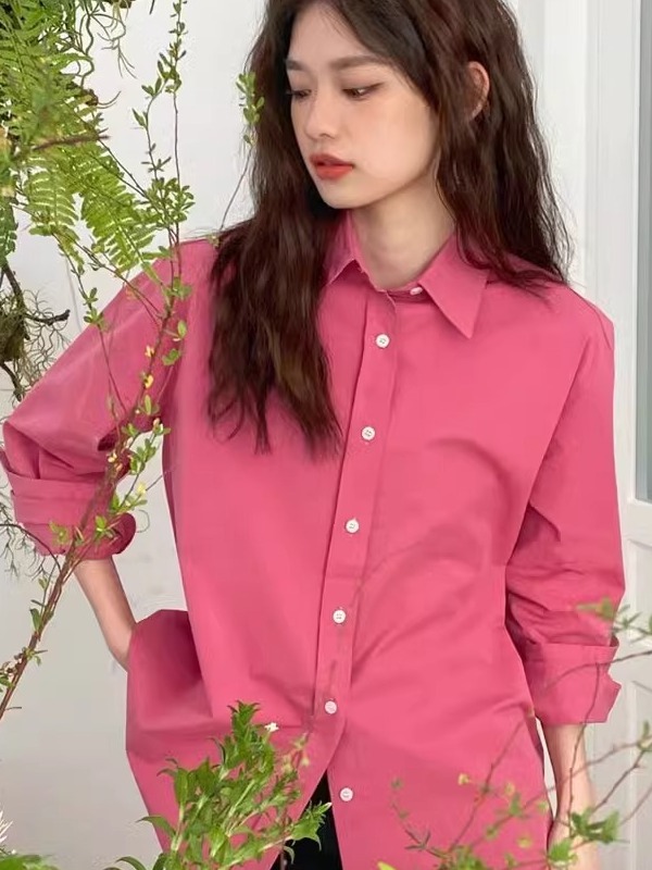Vintage Fashion Hong Kong - قميص نسائي كاجوال أنيق بأسلوب هونغ