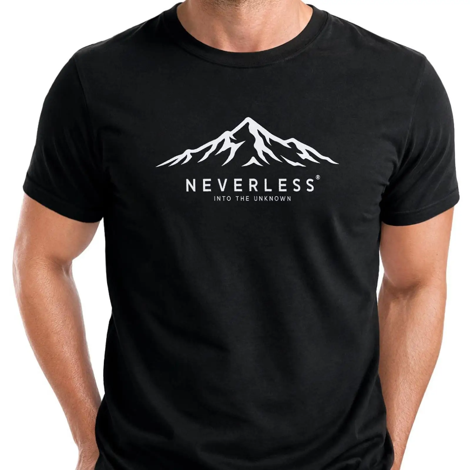 Vintage Fashion Herren - تي شيرت مطبوع من Neverless بتصميم