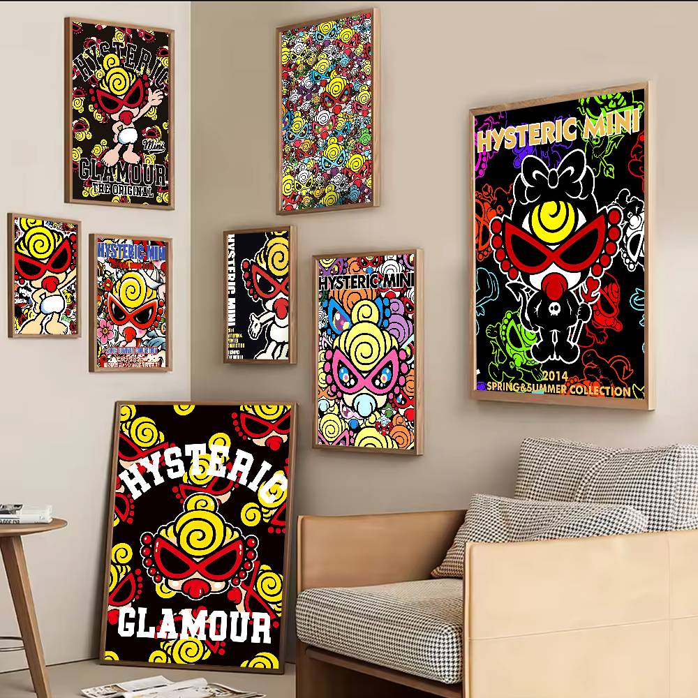 Vintage Fashion Prints For Wall - مطبوعات وملصقات يابانية عصرية من H-Hysteric