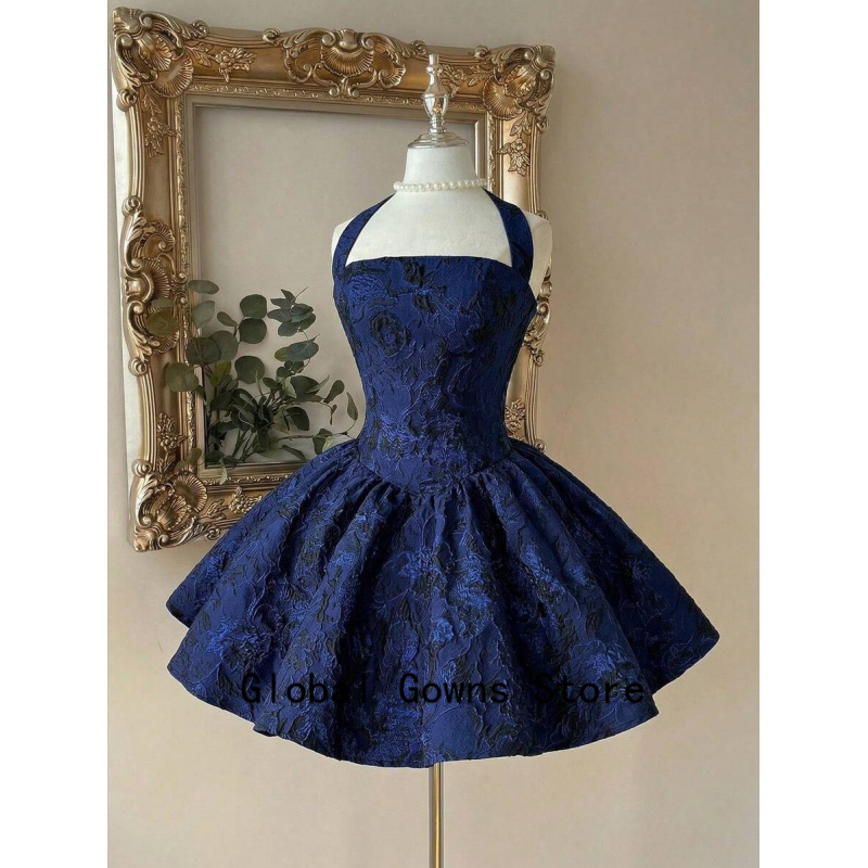 فستان سهرة أزرق ملكي عتيق الطر - مراجعة Vintage Fashion Hong Kong وسعره