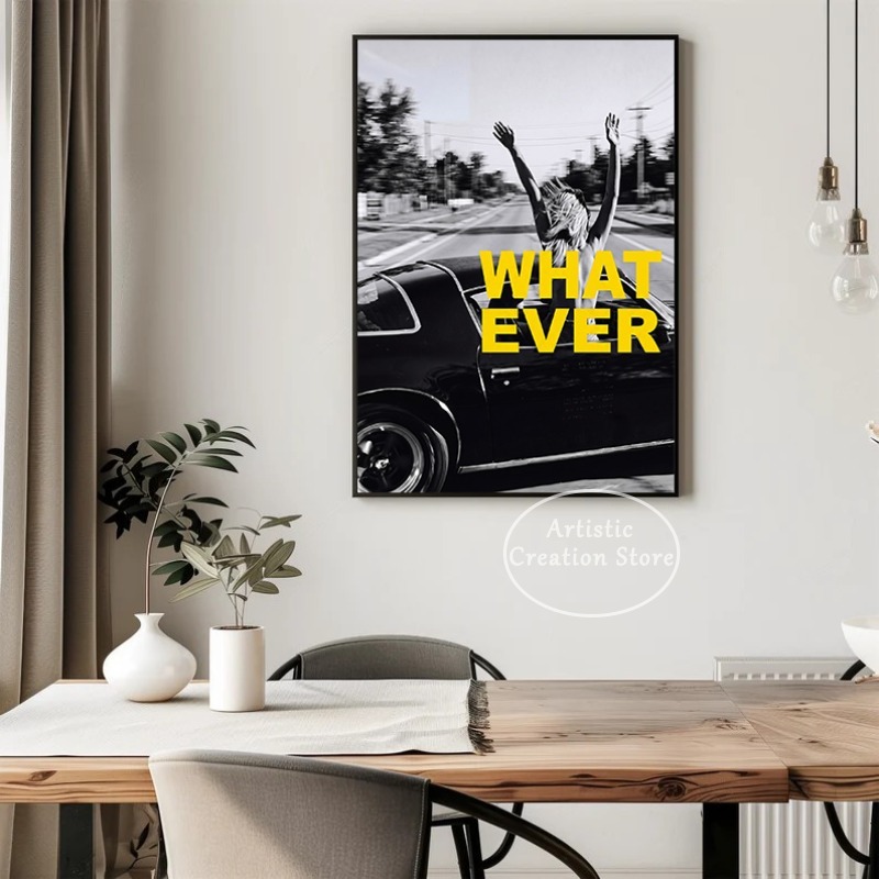 ملصق جداري بتصميم عتيق لفتاة ف - مراجعة Vintage Fashion Prints For Wall وسعره