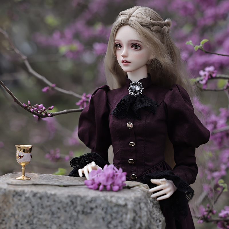 دمية إلينا BJD 1/3 جميلة أنيقة - مراجعة Vintage Fashion Tv وسعره