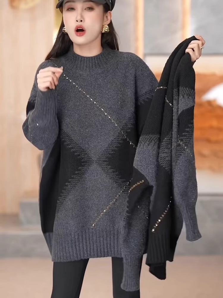 سترة شتوية محبوكة للنساء بأكما - مراجعة Vintage Fashion Hong Kong وسعره