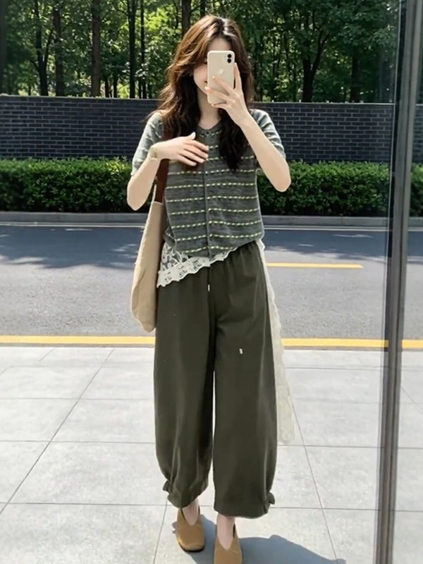 طقم نسائي صيفي بتصميم هونغ كون - مراجعة Vintage Fashion Hong Kong وسعره