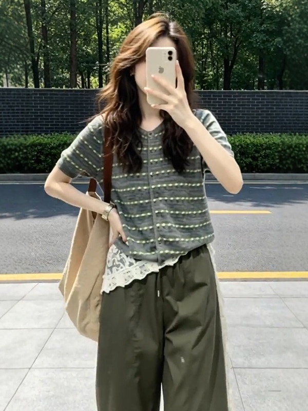طقم نسائي صيفي بتصميم هونغ كون - مراجعة Vintage Fashion Hong Kong وسعره