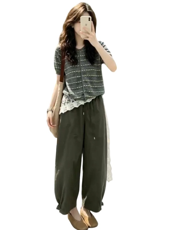 طقم نسائي صيفي بتصميم هونغ كون - مراجعة Vintage Fashion Hong Kong وسعره