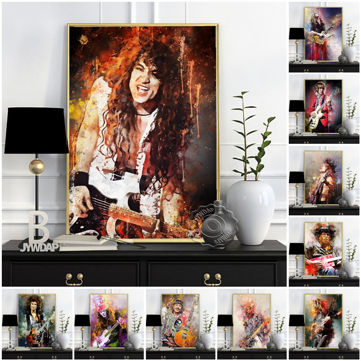 روك ستار ألفين لي دارك بي جي أ - مراجعة Vintage Fashion Prints For Wall وسعره
