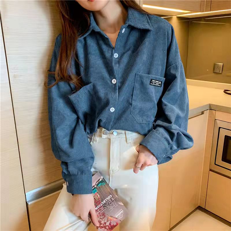 جاكيت نسائي من قماش الكوردروي  - مراجعة Vintage Fashion Hong Kong وسعره
