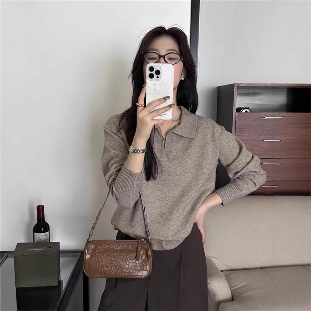 سترة بياقة للنساء لخريف وشتاء  - مراجعة Vintage Fashion Hong Kong وسعره