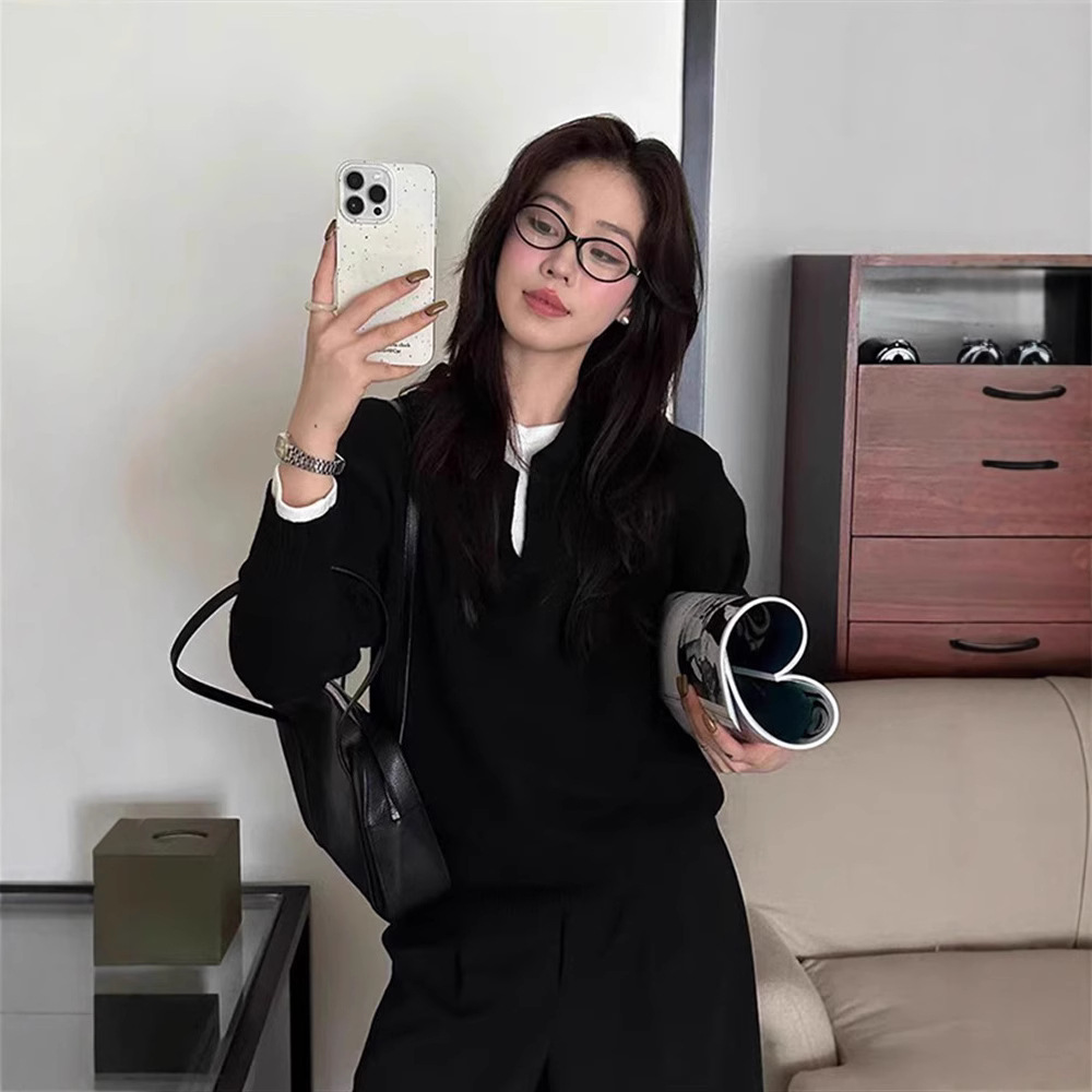 سترة بياقة للنساء لخريف وشتاء  - مراجعة Vintage Fashion Hong Kong وسعره