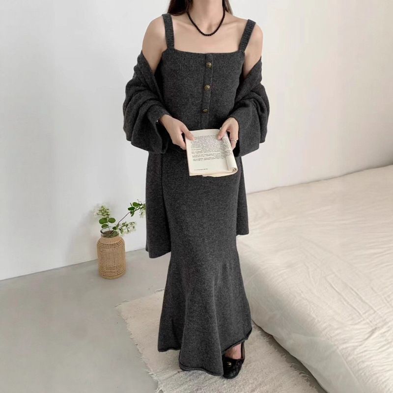 طقم نسائي أنيق من ثلاث قطع بأس - مراجعة Vintage Fashion Hong Kong وسعره